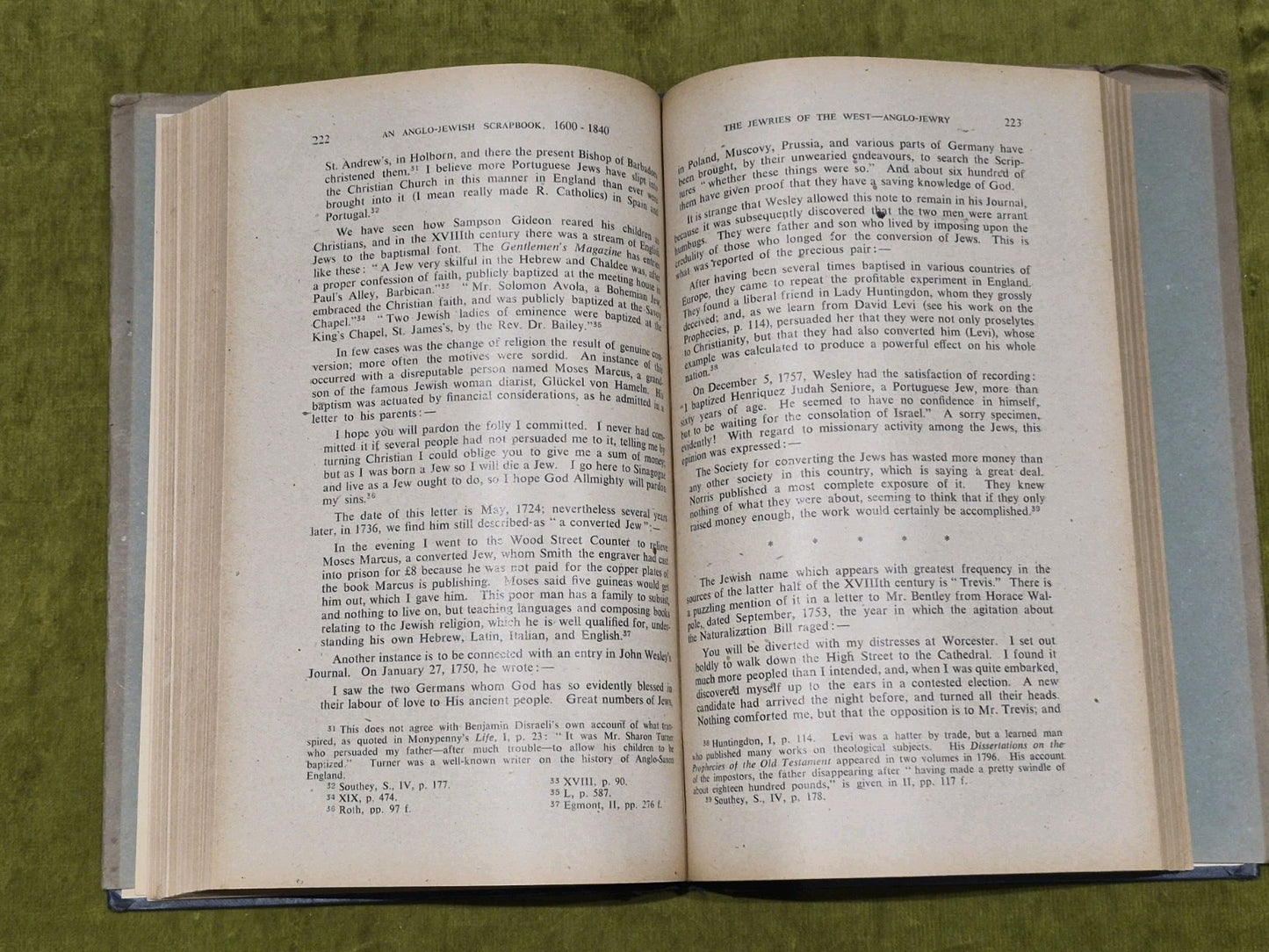 Anglo - Jewish Scrapbook 1600-1840: The Jew Through English Eyes A Cohen 1st Ed.4