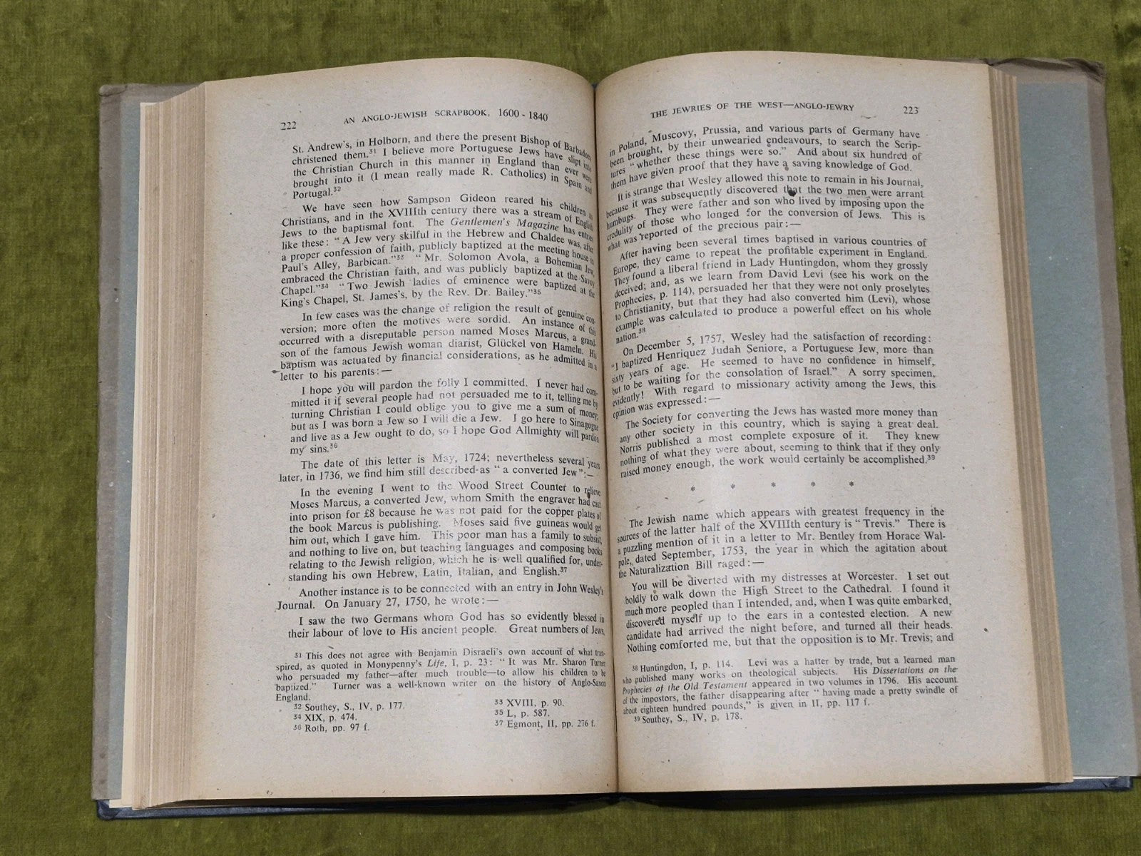 Anglo - Jewish Scrapbook 1600-1840: The Jew Through English Eyes A Cohen 1st Ed.4