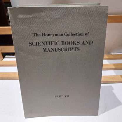 Sotherby's Honeyman collection of scientific books & Manuscripts Pt 4-7 (1980)1