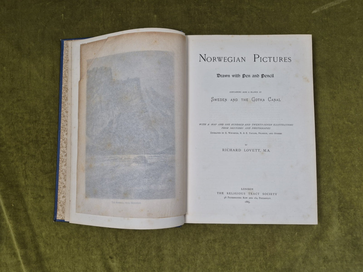Norwegian Pictures Drawn With Pen And Pencil. Richard Lovett 18856