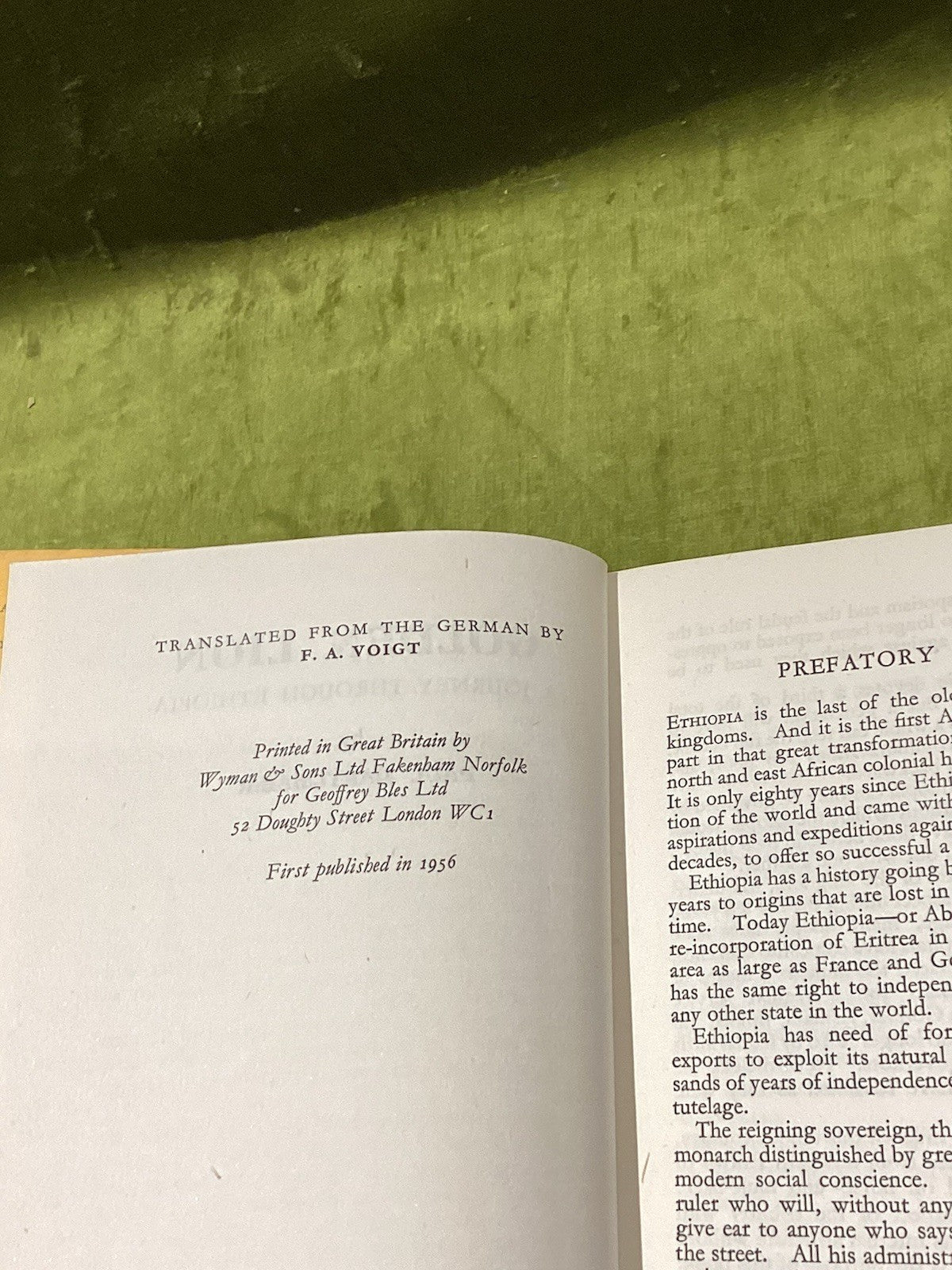 Golden Lion An Expedition to Abyssinia by Paul Hartlmaier (1956) 1st Ed Hb Book4