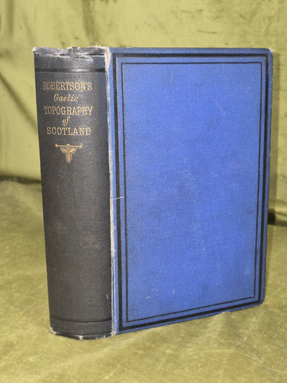 Gaelic Topography of Scotland James Robertson 1869 Sir Stirling Maxwell Letter0