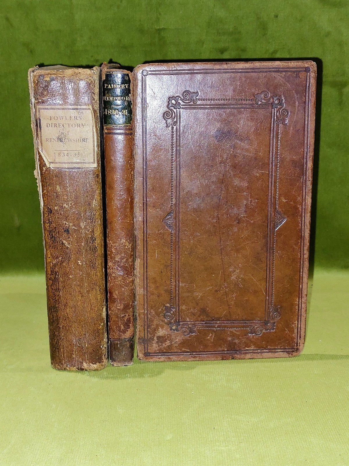 SET Fowler's Directory of Upper Renfrewshire 1830-31 & Lower 1834-35 - 2 Volumes0