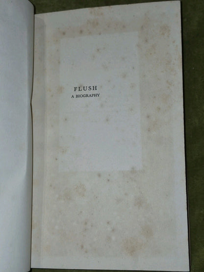 Flush by Virginia Woolf 1933 first UK edition first printing HB5