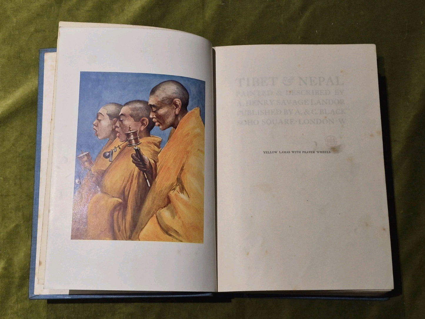TIBET AND NEPAL by A. Henry Savage Landor 1st Ed. 1905 HB, no map4