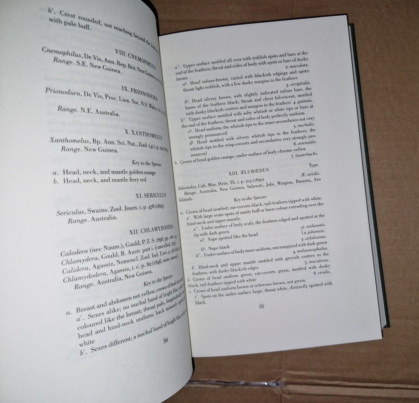 folio society, birds of paradise by Richard Bowdler Sharp, Monograph (The Text) 7