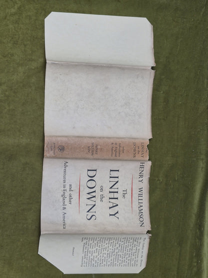 The Linhay on the Downs by Henry Williamson. 1934 1st Edition Jonathan Cape DJ2