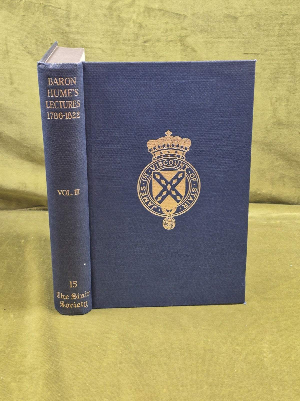 Baron David Hume's Lectures Vol 3 - ed. G Campobell H Paton Stair Society 19520