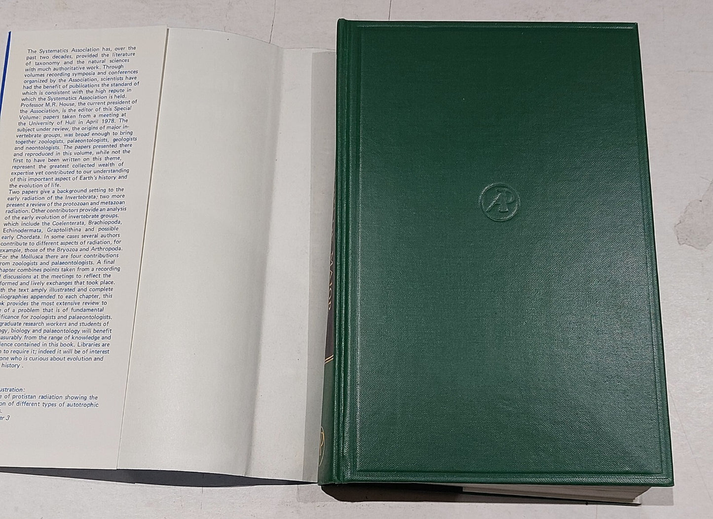 Origin of Major Invertebrate Groups By House, M. R. (1979) Hb Book3