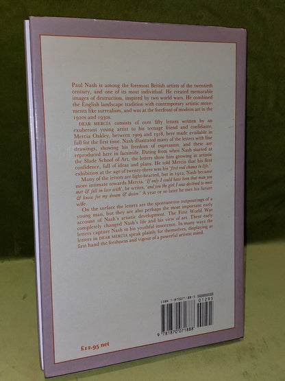 Dear Merica Paul Nash Letters To Mercia Oakley (1992) Janet Boulton Signed2