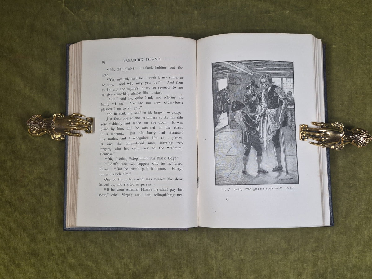 Robert Louis Stevenson - Treasure Island New Ed Illus. Wal Paget , Cassell 18997