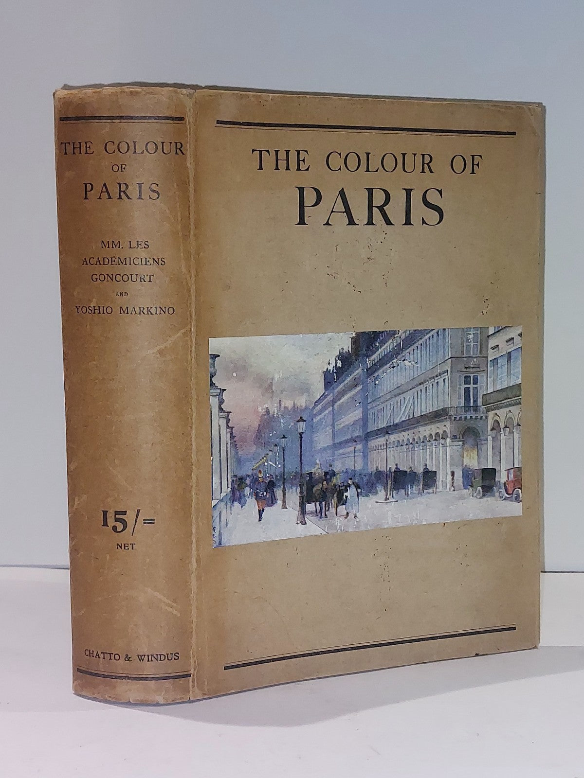 The Colour of Paris With Dustjacket. The Academie Goncourt (1925) Yoshio Markino0