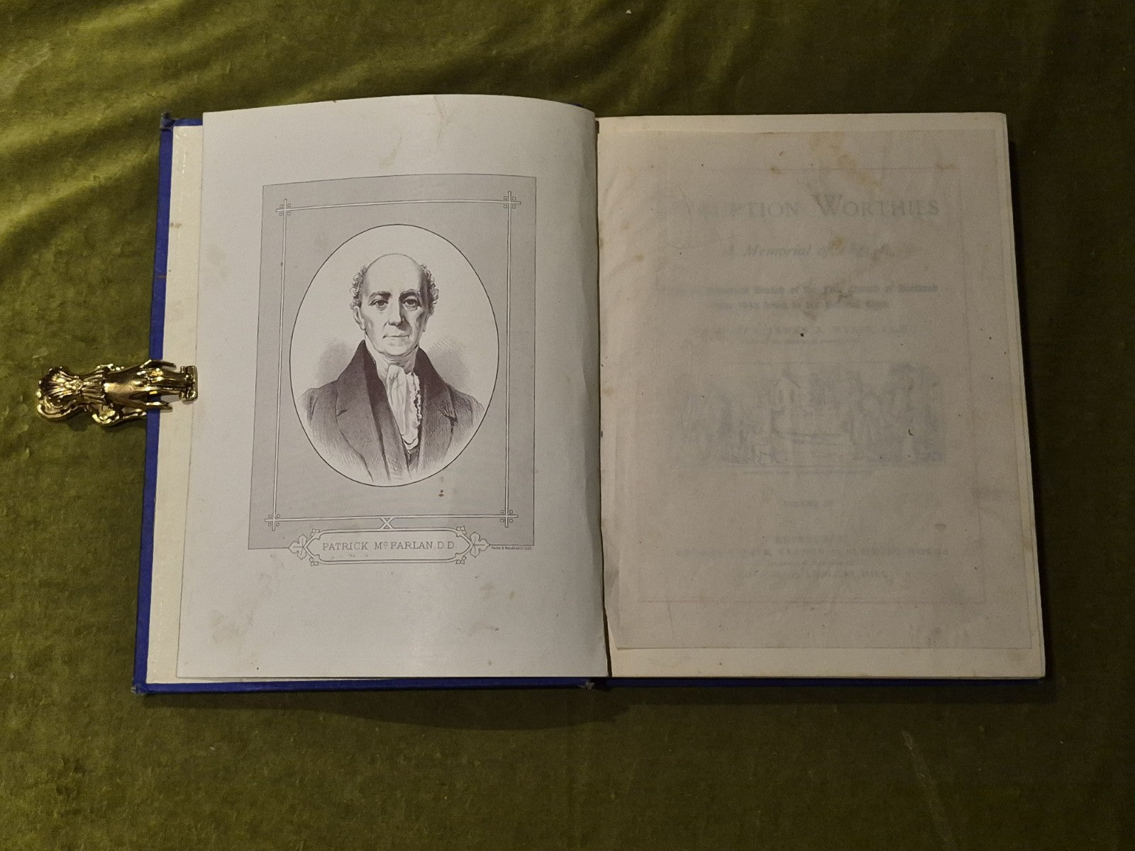 A Memorial Of The Disruption Worthies 1843 Complete in 4 Volumes5