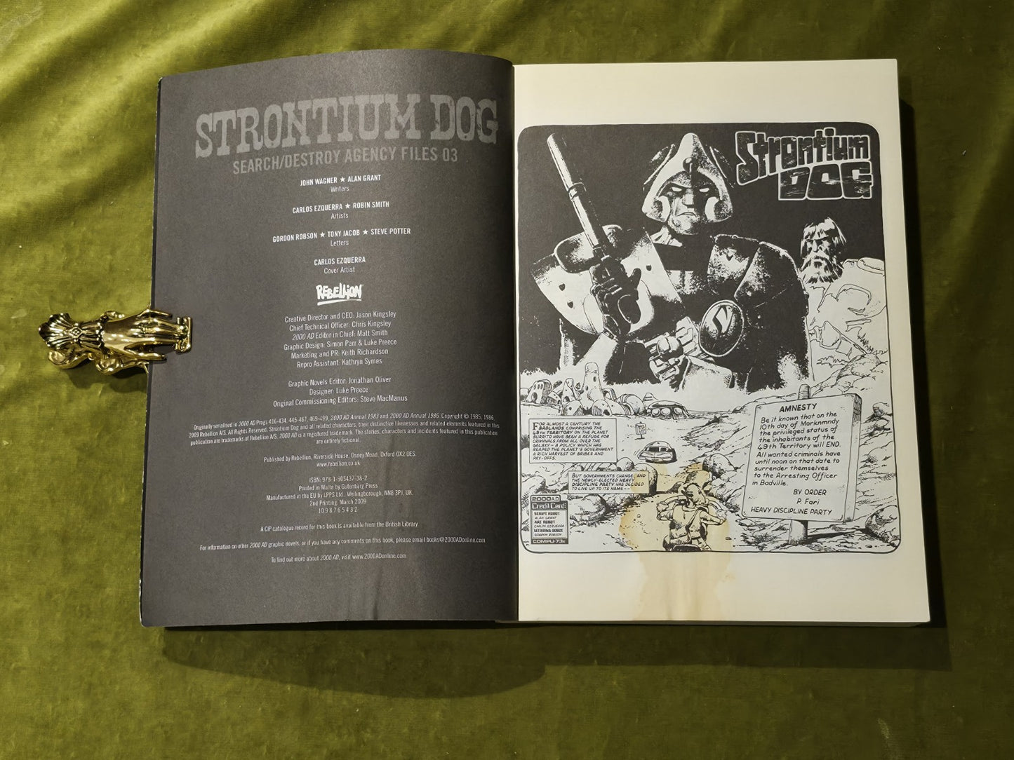 Strontium Dog: Search/destroy Agency Files 03 - John Wagner , Rebellion PB5