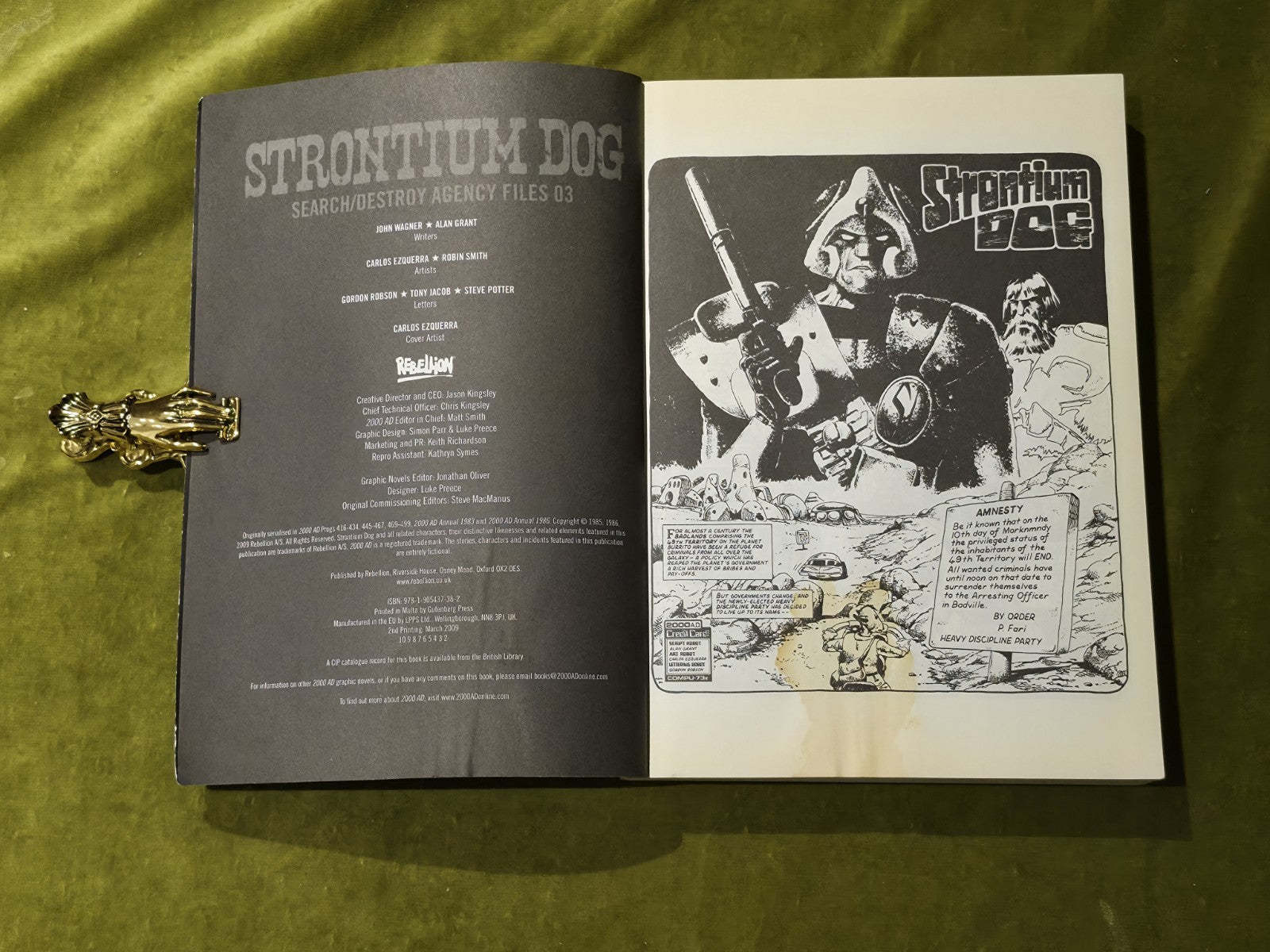 Strontium Dog: Search/destroy Agency Files 03 - John Wagner , Rebellion PB5