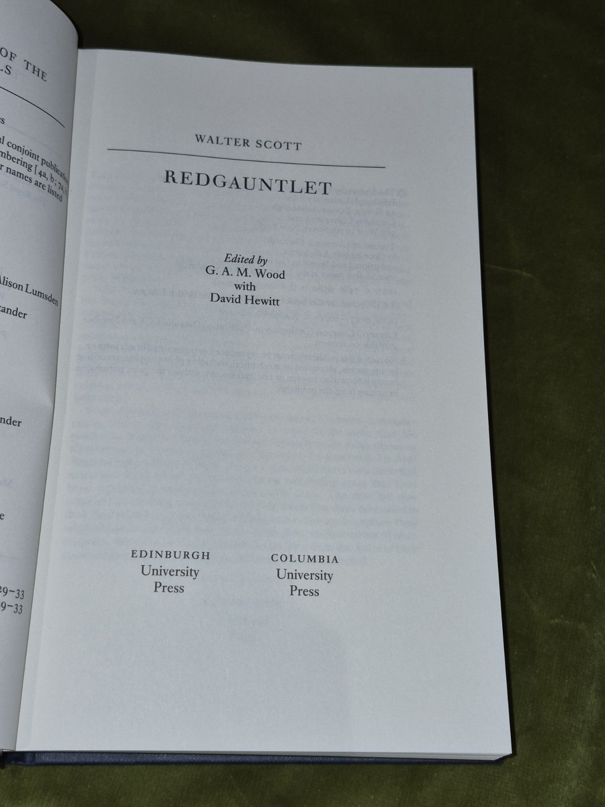 Redgauntlet by Walter Scott (1997, Hardcover) Edinburgh Edition7