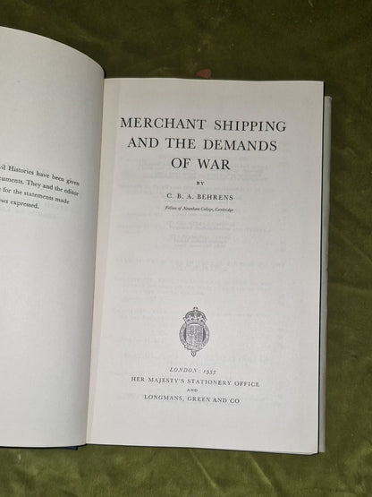 History Of The Second World War - Merchant Shipping And the Demands of War HMSO5