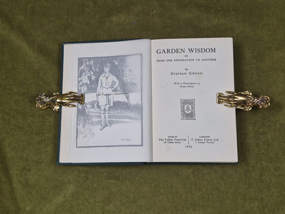Garden Wisdom from one generation Stephen Gwynn 1st 1921 Talbot Press HB DJ6