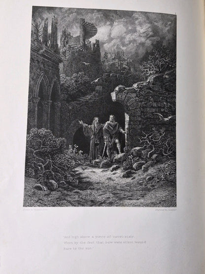 Idylls of The King Alfred Tennyson Gustave Doré Edward Moxon and Co 186814