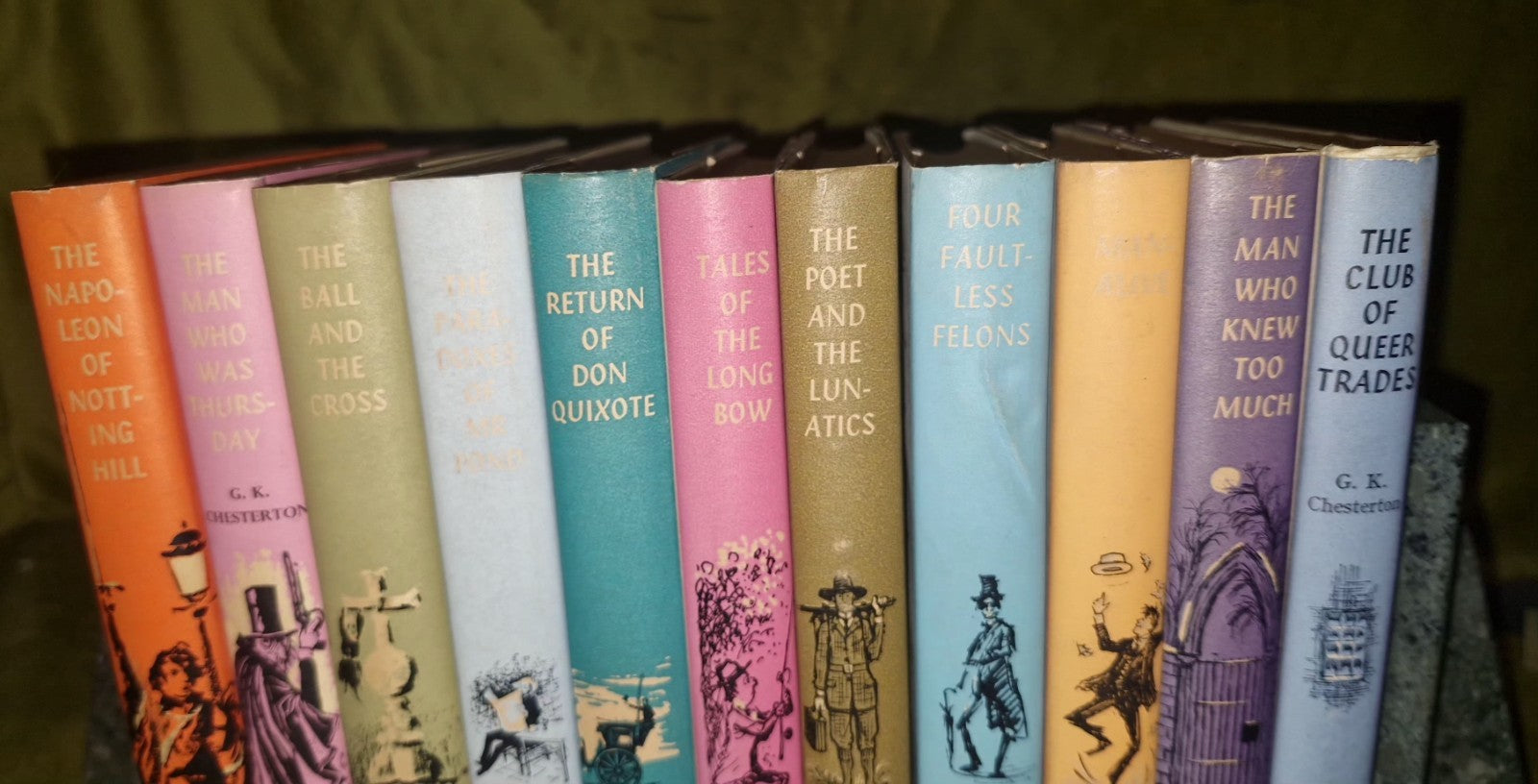 G K Chesterton - Reprint Series 1964 Darwen Finlayson - 11 Volumes HB / DJ 4
