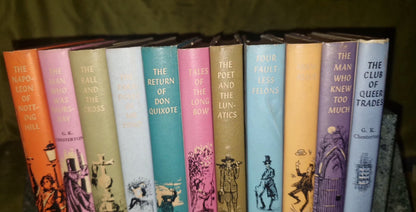 G K Chesterton - Reprint Series 1964 Darwen Finlayson - 11 Volumes HB / DJ 4