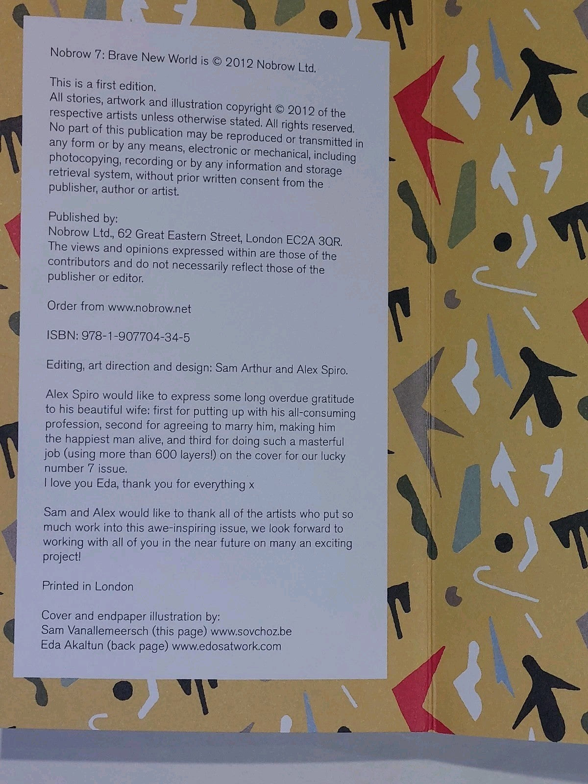 Nobrow 7: Brave New World (Nobrow Magazine) 4