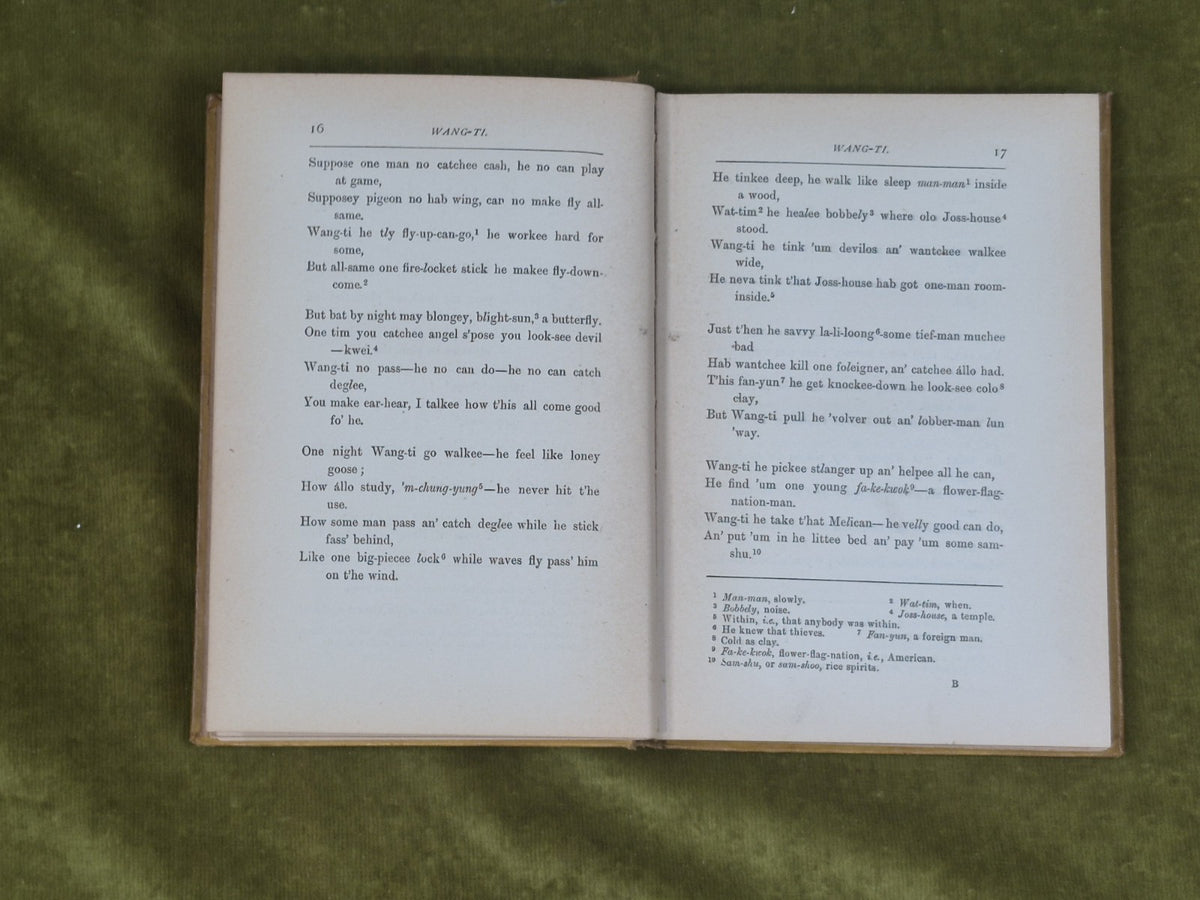 Pidgin-English Sing-Song, Songs & Poems in China-English Charles Leland, 19036