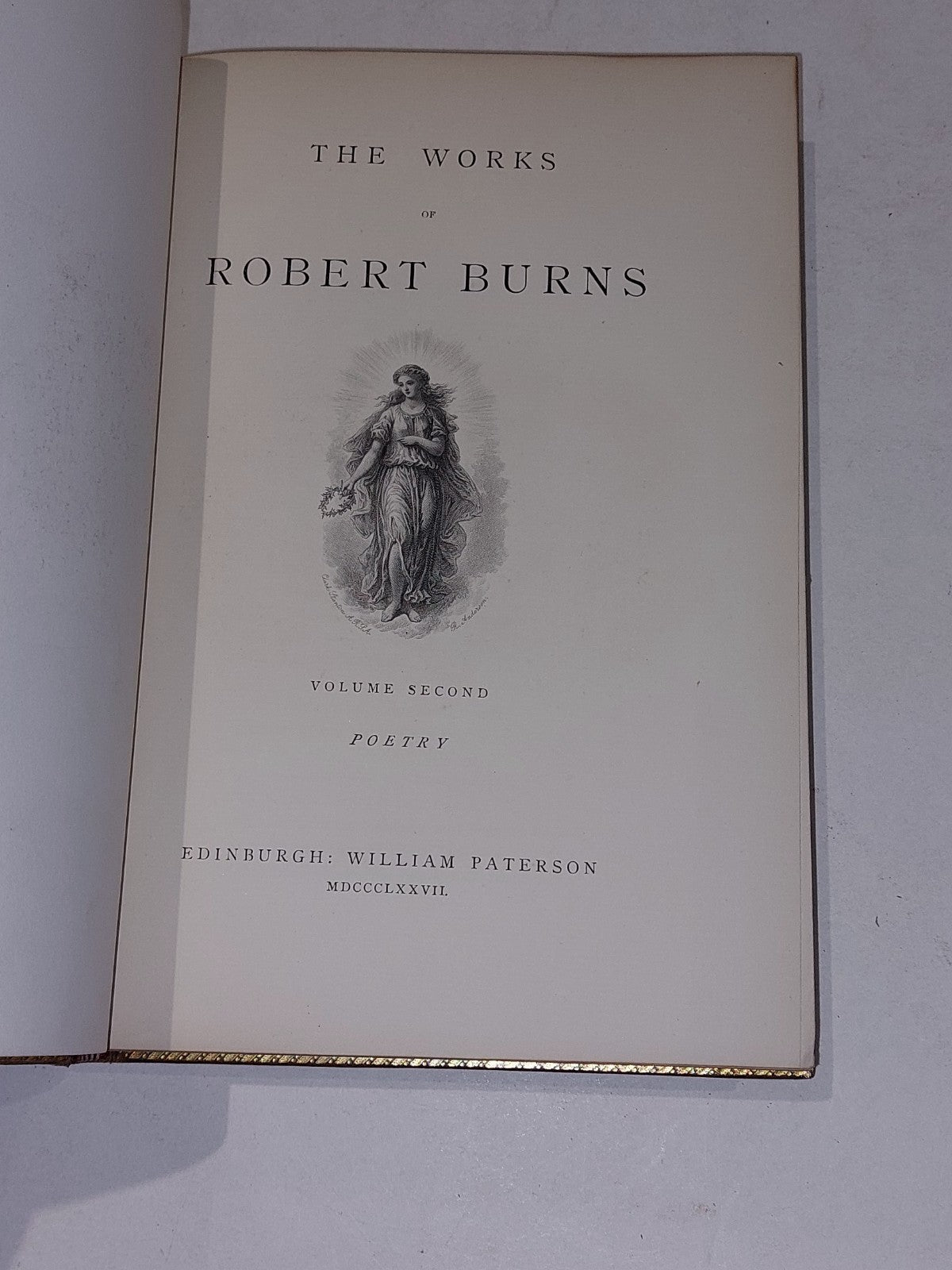 The Works of Robert Burns [6 vol set] W Paterson (1870s) Leather Fine Binding 4