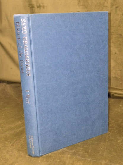 Saxo Grammaticus History of the Danes I Text Hilda R Ellis Davidson2