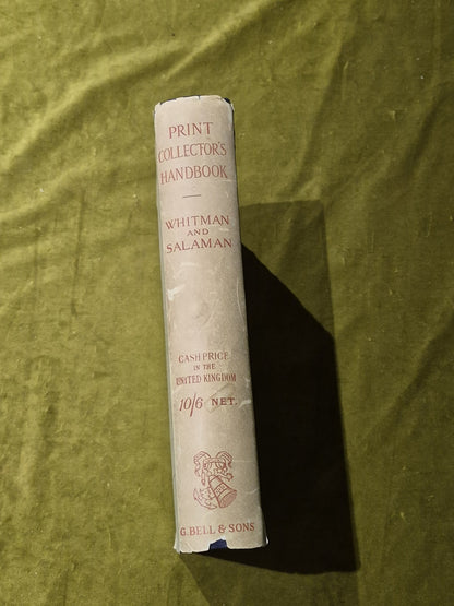 Print Collector's Handbook, Whitman and Salaman, 6th edition, 1912, with DJ2