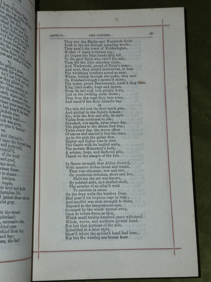 MAUCHLINE  WARE Poetical Works Of Sir Walter Scott  engravings - Gall & Inglis11