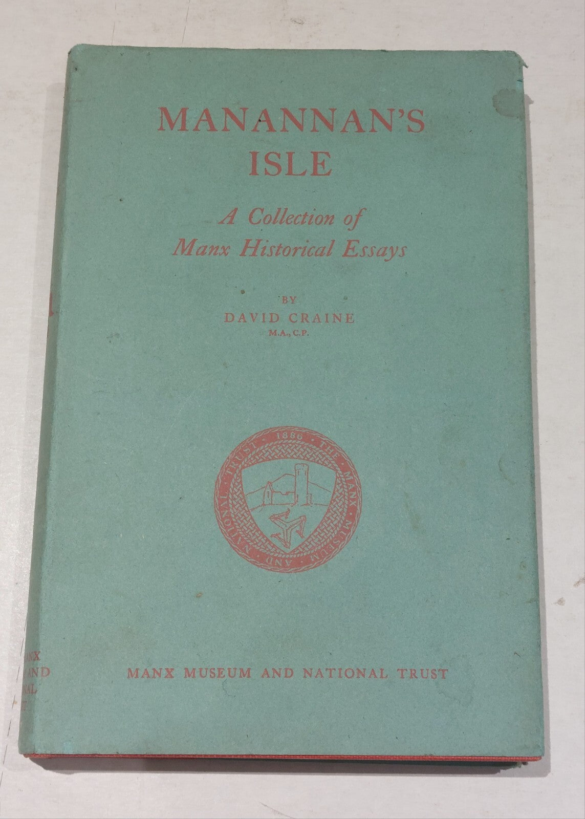 Manannan's Isle, By D. Craine (1955) Manx Musuem & National Trust Hb Book0