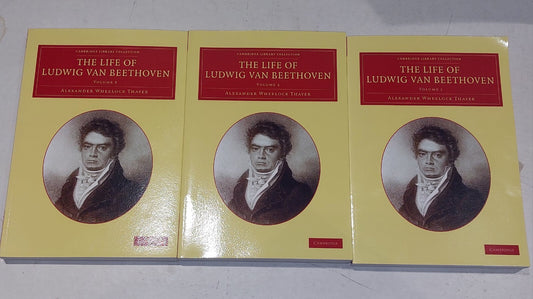 The Life Of Ludwig Van Beethoven By Alexander Thayer (2013) [3 Volume Set] Pb 0