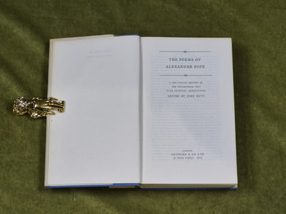 The Poems of Alexander Pope in 1 Volume - ed. John Butt, Methuen 1963 with DJ4