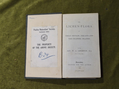 The Lichen Flora of Great Britain Ireland and the Channel Islands - Leighton 1st4