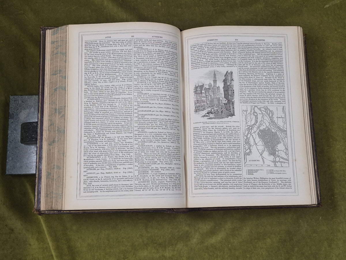 Blackie : The Imperial Gazetteer General Dictionary of Geography 2 Vols 18556
