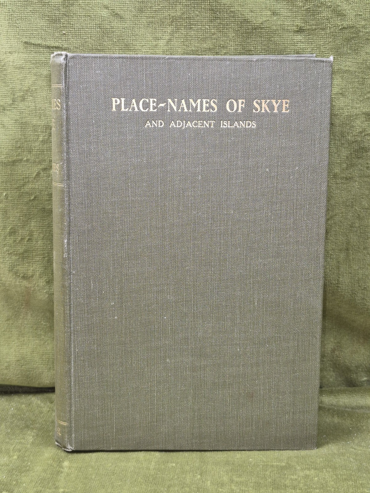 Place-Names of Skye and Adjacent Islands 1923 Alexander Robert Forbes 1