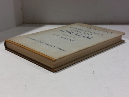 The Tragedies Of Giambattista Cinthio Giraldi By P. R. Horne (1962) Hb Book7