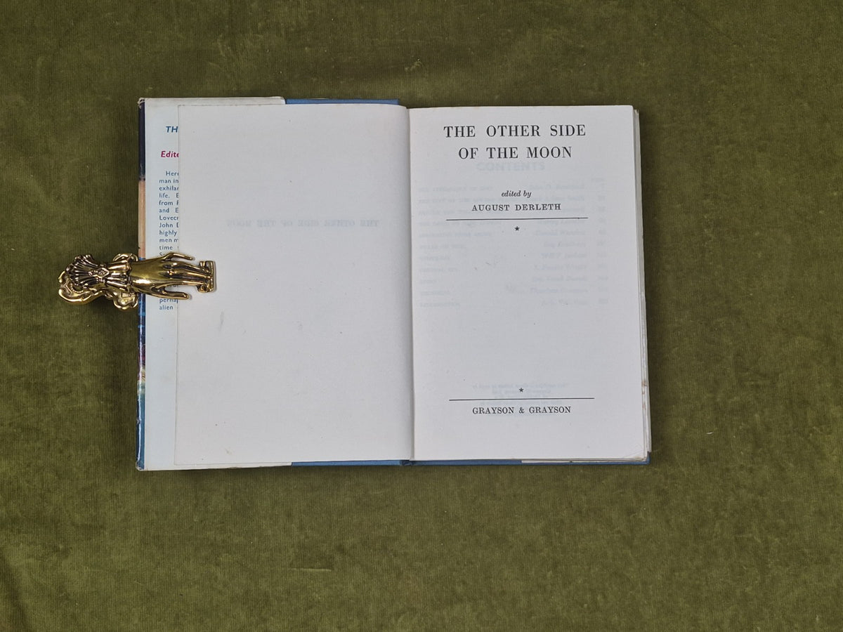 The Other Side of the Moon - August Derleth 1956 Grayson 1st UK HB DJ3