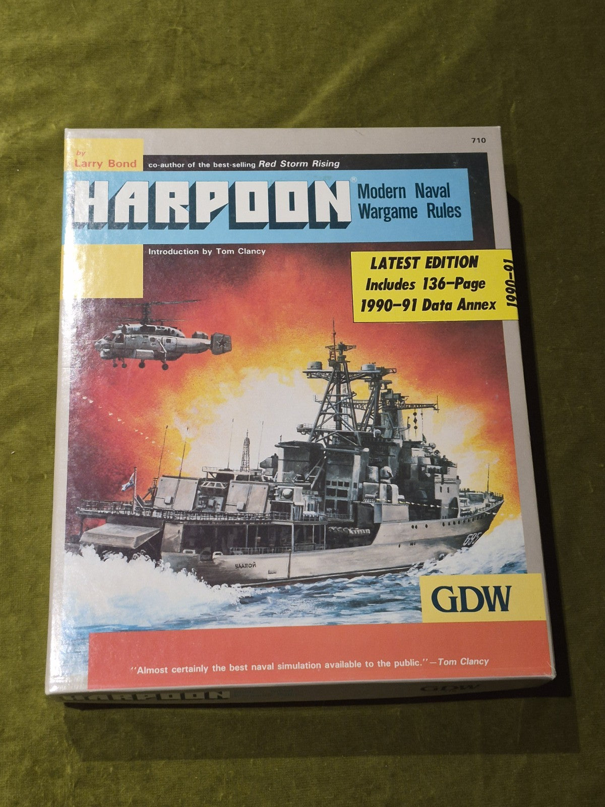 HARPOON - Modern Naval Wargame  GDW with add-ons0