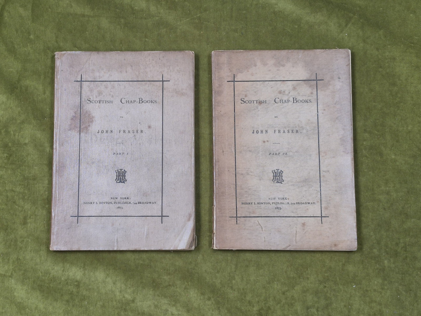 Humorous Chap-books of Scotland Vols 1 & 2 - John Fraser , Hinton 18730