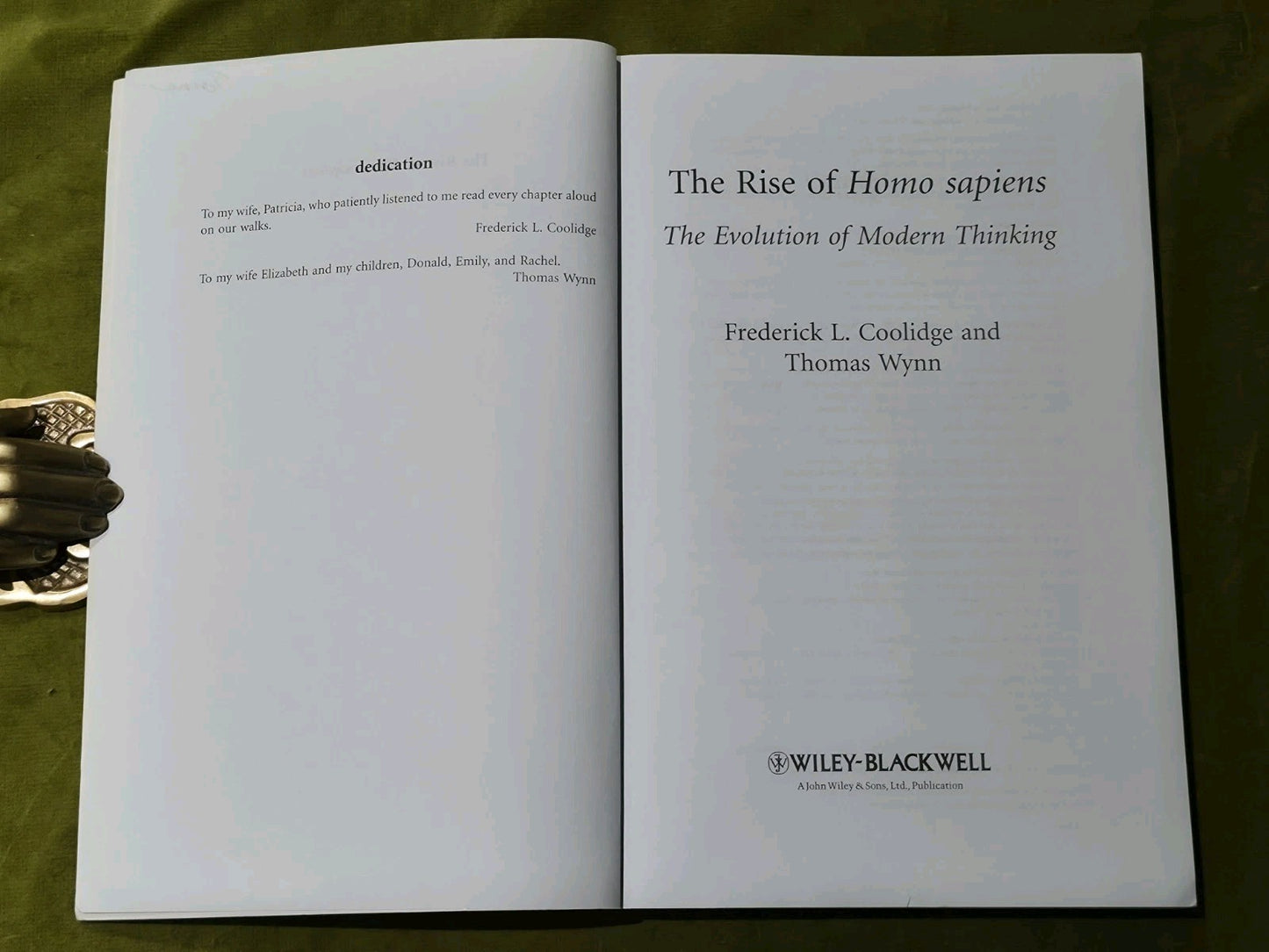 Rise of Homo Sapiens: the Evolution of Modern Thinking by Coolidge and Wynn4