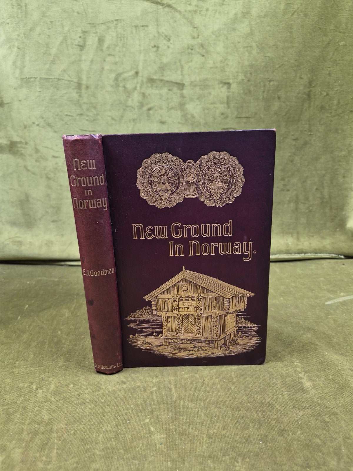 New Ground In Norway - E J Goodman , Paul Lange , 1896 George Newnes ed.0