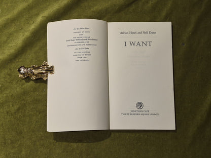 I Want - Adrian Henri and Nell Dunn , Jonathan Cape 1972 1st PB4
