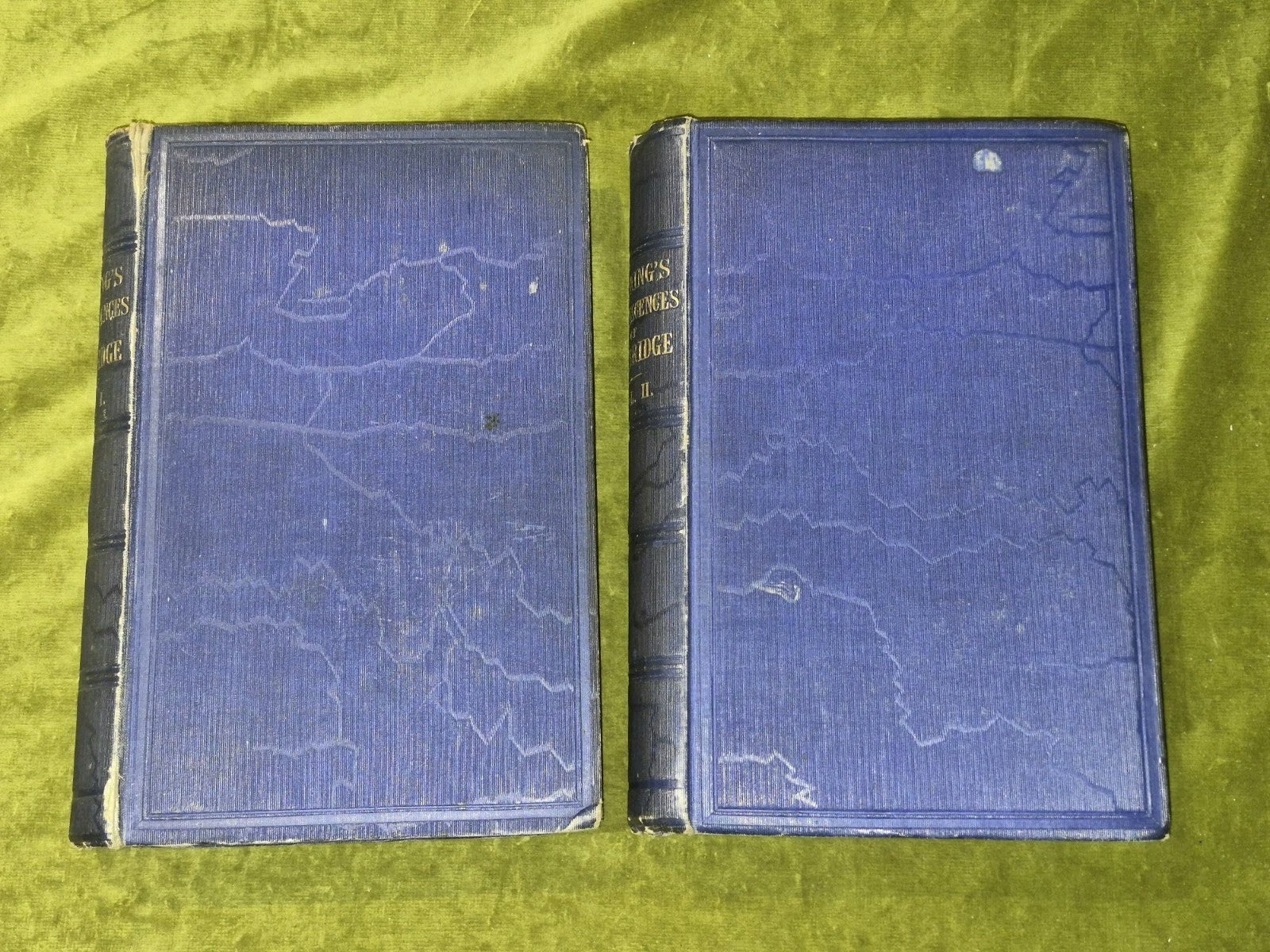 Reminiscences of Cambridge Henry Gunning 1854 Two Volumes Set1