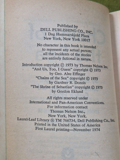 Chains of the Sea First Edition Robert Silverberg 1974 Laurel-Leaf Library4