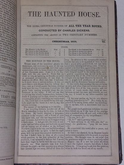 Charles Dickens Christmas Numbers 1853  1867 8