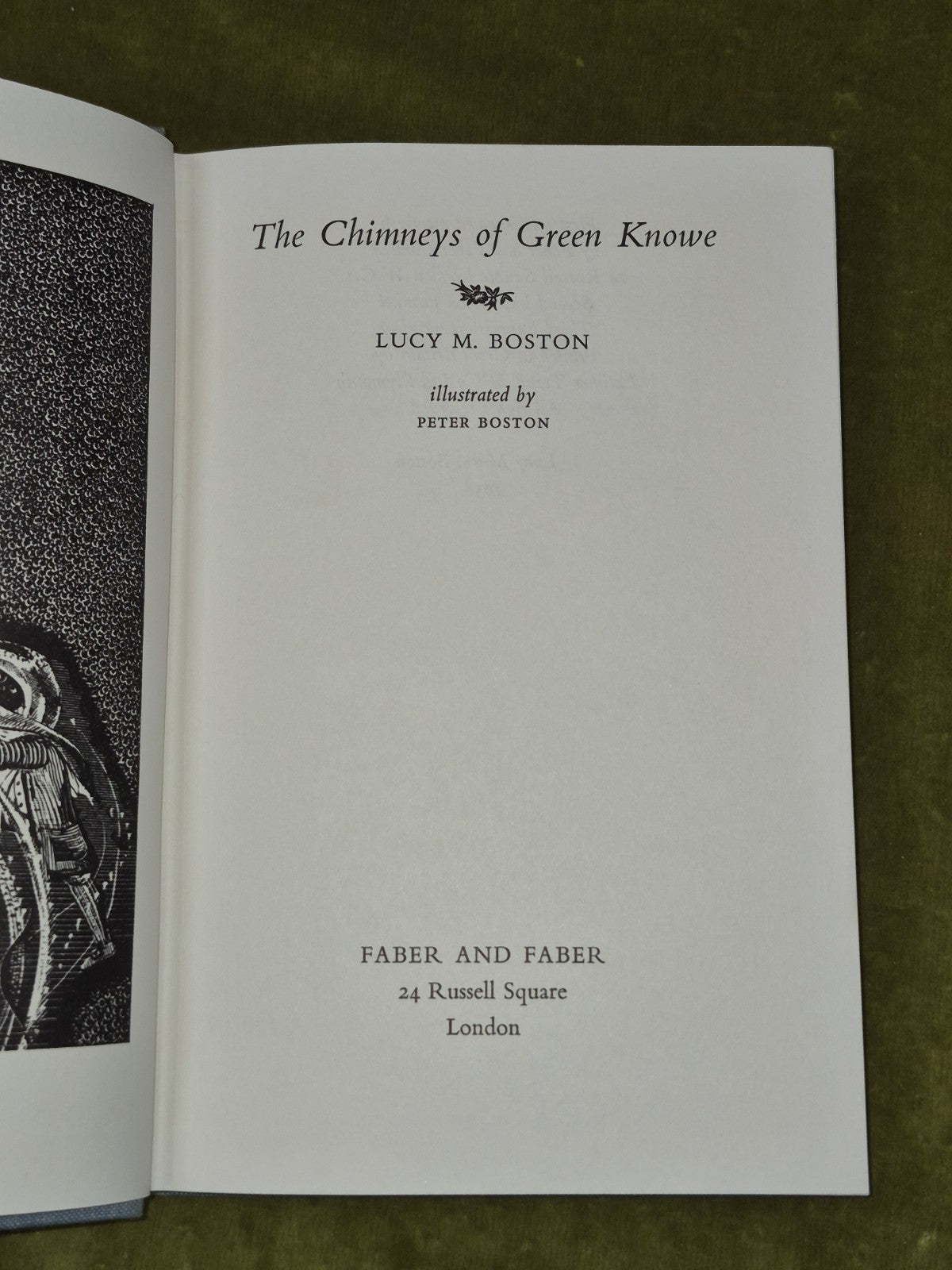 The Chimneys of Green Knowe First Edition Third Impression L M Boston 19655