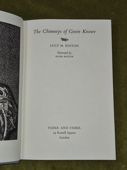 The Chimneys of Green Knowe First Edition Third Impression L M Boston 19655