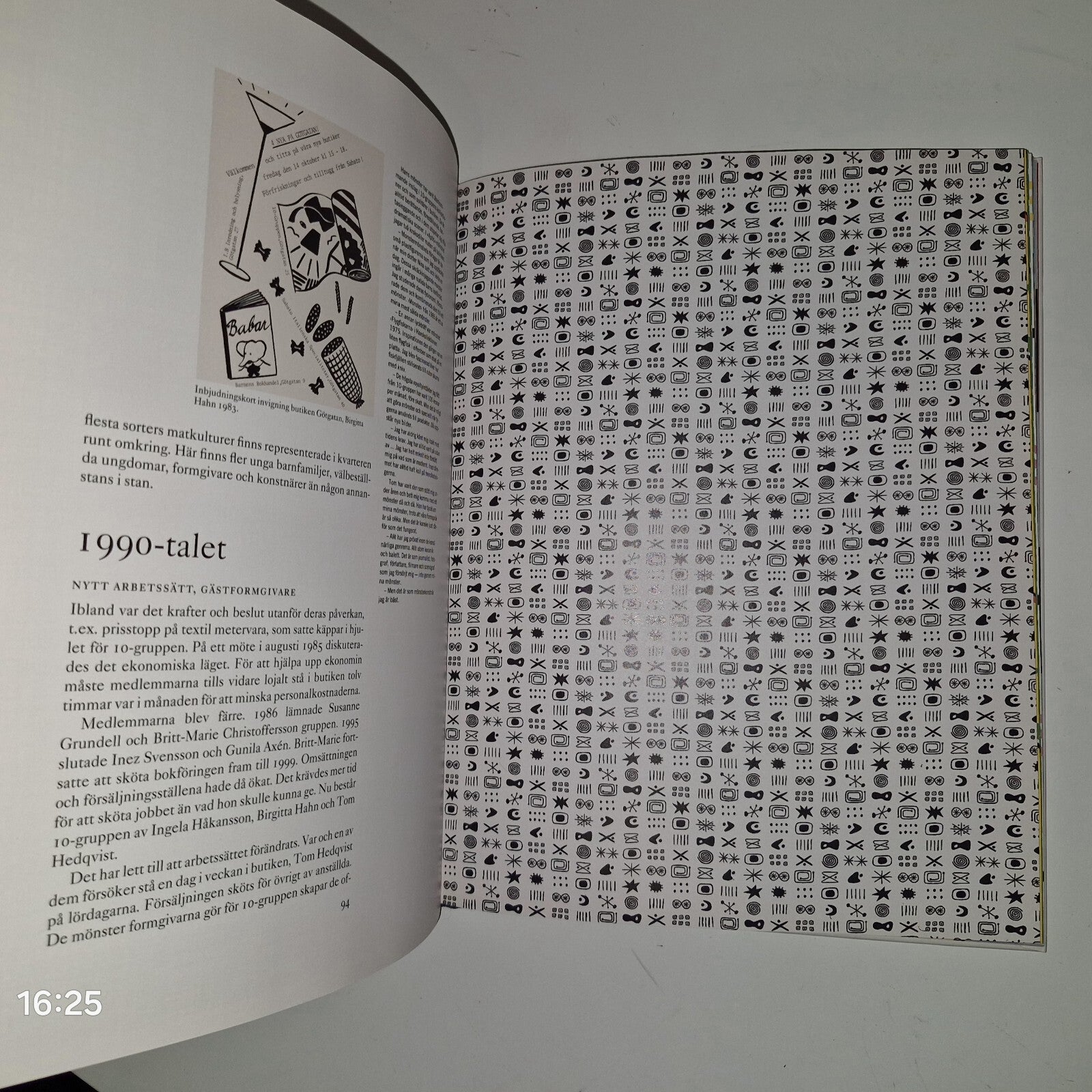 10 Gruppen Mönstertryck By Raster Förlag & Kerstin Wickman. Swedish Design Group10